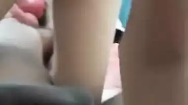 Desi XXX girl gets her pussy licked after giving a blowjob to her lover MMS