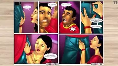 Savita Bhabhi Episode two The Cricket How to take two wickets in one ball with voice over in English