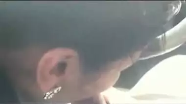 Free Indian sex video of desi wife giving outdoor fellatio in car