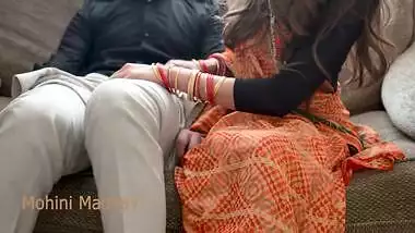 Indian Hot Strip Girl Has Hard Fuck With Her Boyfriend On Birthday In Traditional Dress - Mother In Law