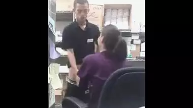 Legal age teenager caught shoplifting receives drilled by the store manager