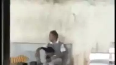 Marvelous aunty sucking dick outdoor at station caught on XXX Desi mms