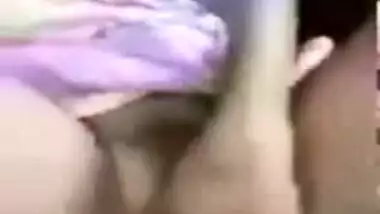 Babe in cute dress reaches orgasm when XXX fingering her Desi cunt