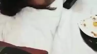 Indian lesbian babes group sex in a hotel room movie scene with audio