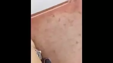 Excited Indian couple sneaks in dressing room to film quick porn movie