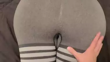 Step Mom Seduces Son With Her Juicy Huge Oiled Ass In Ripped Leggings