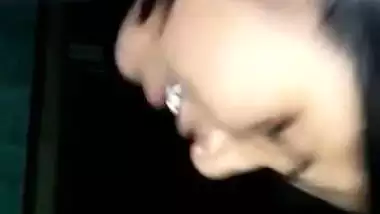 Kinky Indian village girl sucking dick of lover