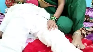 Careful Desi wife brings the man a cup of coffee and gives XXX dessert