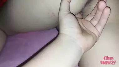 Desi Hindi Playing With My Step Cousins Pussy While Watching Porn, Look How She Has It