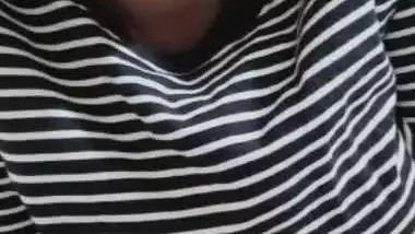 Tanker girl milking boobs on video call to lover
