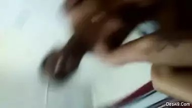Today Exclusive- Cute Look Desi Girl Strip Her Cloths Showing Her Boobs And Pussy