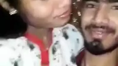 Indian chick kisses her sex partner and allows him to touch XXX tits