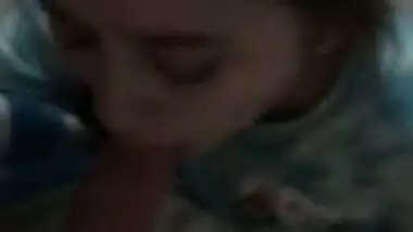 Cheating Native teen sucks daddy while her man is Out shopping for her