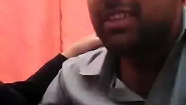 super hot hijab girl and hot desi guy recording their fun