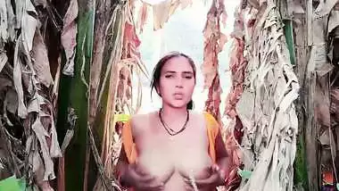 Hindi bf video of a devar digging his bhabhi’s cunt on a farm