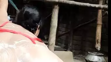 Indian Village Girl Is Bathing In The Bathroom. Sexy Village Girl Is Showing Boobs, Pussy, Anus And Her Full Nude Body