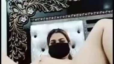 Made on demand XXX clip of Desi porn model showing her plump booty