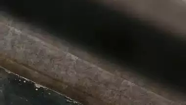 Naked mom bathing caught by horny son for masturbation