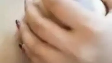 XXX fun MMS video of Desi Boudi with naked boobs is to the web