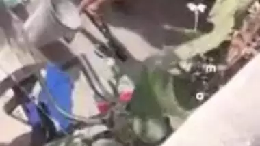 indian caught XXX porn! Bhabhi bathing nude outdoors video from village