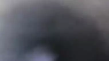 Adorable Desi bitch teases with her huge XXX tits in selfie MMS clip