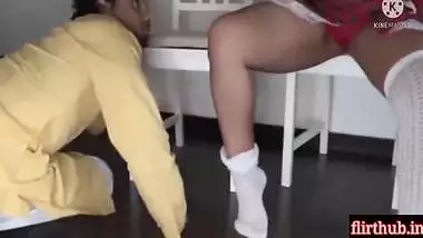 Hot Girl Ki Choot Me Ungli Dali Sir Ne Padai Karvate Wakt With Amy Amour