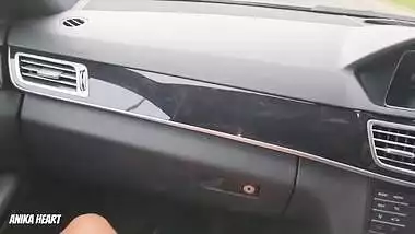 Uber Driver Pulled My Panties Down And Made Me Cum Finguring Me While Driving