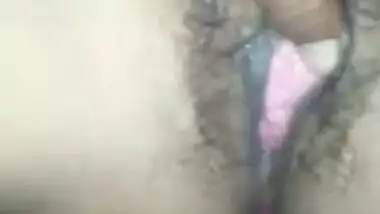 Horny neighbor guy fingers and fucks hairy XXX cunt of Desi bhabhi