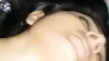 Horny Indian XXX girl tasting her boyfriend’s big dick on cam MMS