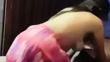 Topless Desi girl jumps on BF asking for sex but he doesn't wake up