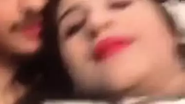 Hot blue film of a horny juvenile couple having joy in a hotel room