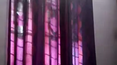 Tempting teen Desi lies down on her back to rub XXX body for sex show