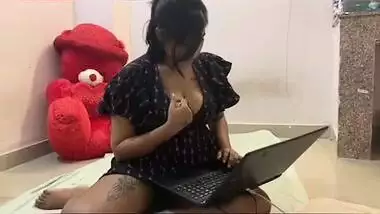Roomie films porn video after finding out that busty Desi is a webcam girl
