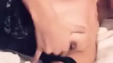 Cute Desi gal with XXX glasses records for her man solo sex video