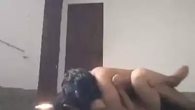 Crazy nude couple fucks hard on the floor in desi porn