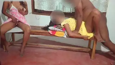 Husband Having Sex With Wifes Friend While His Wife Is Watching - Cuckold Wife - Threesome