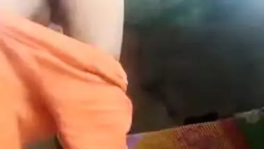 XXX Indian girl squats to expose trimmed pussy in front of the camera