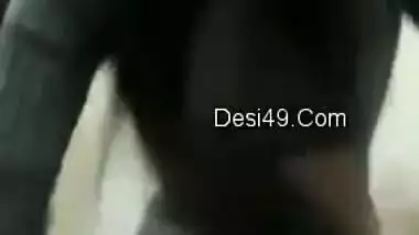 Skinny Desi babe takes her clothes off item by item showing XXX body