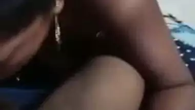Desi Bihari milf gives a deep blowjob to her husband