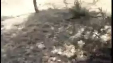 Husband caught cheating wife she fuck with lover outdoor, scandal Desi mms