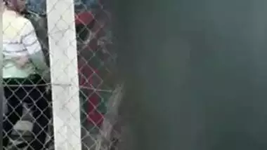 Fresh Desi mms sex online, Paki cheating wife outdoor fuck with lover