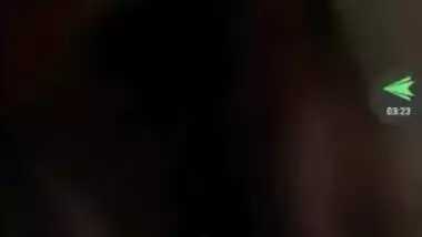 Nude boobs and XXX pussy of hot Desi model are shown for webcam