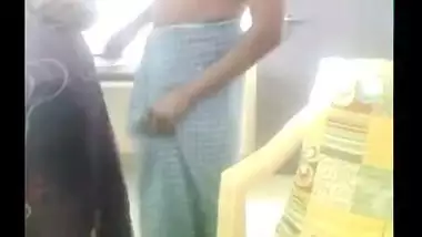 House wife first time sex with son’s teacher absence of son