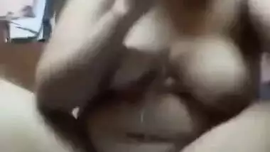 Unsatisfied Desi XXX whore have a video call sex with ex-lover