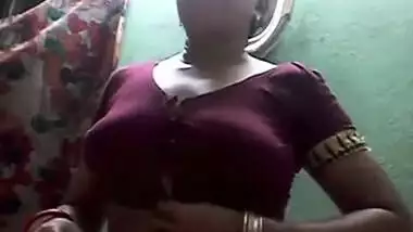 MILF with bindi hopes that husband won't find out about her webcam experience