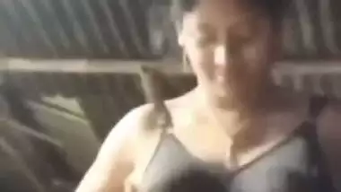 Bengali village girl bra removed and boobs pressing