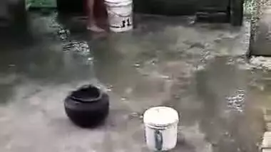 Beautiful Babe was Secretly Recorded by Her Neighbour while Having a Bath