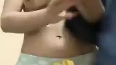 Sexy Indian Punjabi girl stripping nude on selfie cam