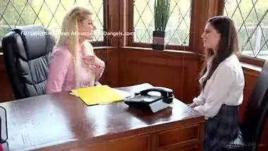 GIRLSWAY - 25yo Lesbian Still Wants To Stay In High School - Shyla Jennings and India Summer