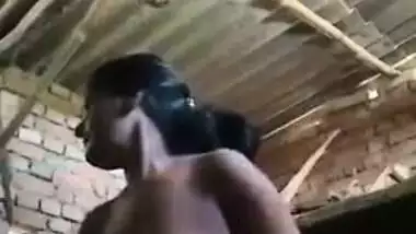 Pretty Indian girl takes clothes off and poses naked in front of cam